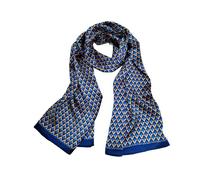 UK_Stone - Foulard in 100% seta, motivo fiori, Paisley, sciarpa da uomo, Taglia unica