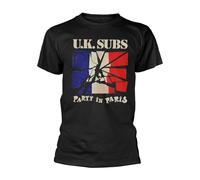 UK Subs Party In Paris Maglietta Adulto Unisex (PH2115)