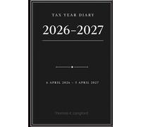 UK Tax Diary 2026-2027: Weekly Income & Expenses Tracker | Small Business | Self-Employed | Freelancer Financial Planner | Black Cover Edition