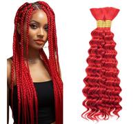 UK-TH treccia capelli 50 g rosso 2222 pollici