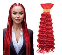 UK-TH treccia capelli 50 g rosso 2626 pollici