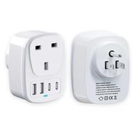 UK To America Adattatore USB C Caricabatterie Canada Messico Viaggio Potenza