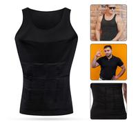 UK Uomini Slimming Body Shaper Controllo Pancia Compressione Canottiera Intimo