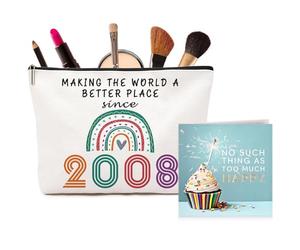 UK VivaJoy - Trousse per trucchi, 2 pezzi, 18, 4 pezzi, 18°