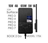 (UKBlack) Nuovo alimentatore 15V 4A 65W per Microsoft Surface Book Pro3 Pro4 Pro 5 Pro 6 Pro7 caricabatterie