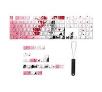 Ukbzxcmws 136PCS Keycaps Stampa Laterale Anime Girl Tema Keycap Set Con Retroilluminato Per Il Gioco Tastiere Meccaniche Lavoro D'ufficio