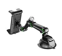 Ukbzxcmws Supporto per auto per tablet con ventosa allungata, pieghevole, per camion e veicoli girevole a 360 gradi