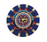 Ukbzxcmws Tappetino per la divinazione in gomma con segno zodiacale pendolare per intuizione spirituale intrattenimento guida spirituale