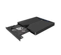 Ukbzxcmws Unità video disco esterno a 7 porte con porte USB, slot per schede, disco portatile USB 3.0, lettore masterizzatore