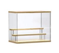 Ukbzxcmws Vetrina acrilica antipolvere Piccoli giocattoli vetrina trasparente cubo di immagazzinaggio vetrina adatto per la presentazione di oggetti da collezione
