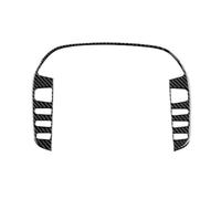 UKCBMLB Adesivi for pulsantiera Centrale for Auto compatibili con Fiat Bravo 2006-2018, Decalcomanie in Fibra di Carbonio, Accessori Interni(Black)