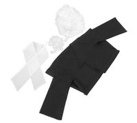 UKCOCO 1 set Completo Costume da Giudice per per Feste Tema Giochi Ruolo e Spettacoli Scolastici Suggerito per