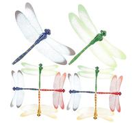UKCOCO 1 Set Decorazione Simulata della Libellula Piccoli Magneti Colorati Simpatici Magneti per L'Ufficio Magneti Armadietti Magneti da Frigorifero Magnete Colore Casuale 25 Pezzi