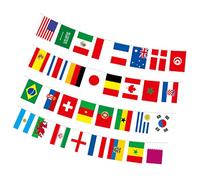 UKCOCO 1 set Festone Decorativo con Bandiere per Sportivi e Feste Ghirlanda Bandierine da Metri Facile da Appendere per e Interni Atmosfera per Partite Calcio e Foto