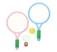 UKCOCO 1 Set Racchette Badminton Sportivo all Kit Completo con Racchette e Volani e Resistente per attività e al Badminton