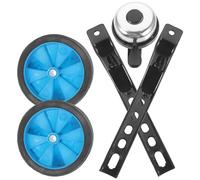 UKCOCO 1 set Stabilizzatori per per Ruote Ausiliarie Regolabili Design Resistente e Facile Installare Adatto per Fase Apprendimento Colore Blu con e Chiave Inclusa