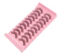 UKCOCO 10 paia Sopracciglia Naturali per Makeup Facili Applicare per come Matrimoni e Feste