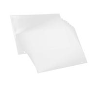 UKCOCO 10 pezzi Buste Trasparenti Protettive in PP Sleeve Protettori Resistenti e Impermeabili Custodie Per Documenti Forate per e Ufficio