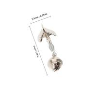 UKCOCO 10 pezzi Campanelli da Pesca in Metallo con Clip Allarme Acustico per Canna da Pesca Accessorio Esterno Resistente per Segnalazione Morso e Acqua Dolci