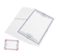 UKCOCO 10 pezzi Carta per Diplomi Blank Printable e Scrivibile Pergamena per Attestati Diploma e Certificati Ufficio e Scuola
