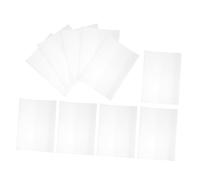 UKCOCO 10 pezzi Copertine Trasparenti per Libri Protezione Riutilizzabile per Quaderni e Testi Scolastici Pellicola Protettiva Lavabile per Scuole e Biblioteche