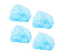 UKCOCO 10 pezzi Cuffie Non Tessute Blu per Pulizia e Copricapo Traspirante e Confortevole per Laboratori e Servizi Alimentari