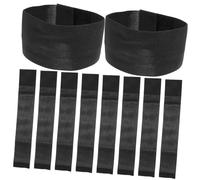 UKCOCO 10 Pezzi Fascia Lutto Braccio Regolabile Bracciale Memoria Funerale in Resistente e Confortevole Adatto per Funerali Calcio e Cerimonie di Commemorazione