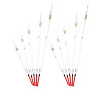 UKCOCO 10 Pezzi Galleggiante da Pesca Bobber da Pesca in Plastica, Galleggiante Cavo, per Esche e Pesci, Mantiene L'esca Sospesa, per Insegnare a Pescare