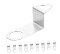 UKCOCO 10 Pezzi Ganci Ricambio Orologio da Parete Silenziosi Meccanismo Quartz Silenzioso con Gancio Resistente Antiruggine Facile Installazione per Riparazione e Sostituzione Orologi