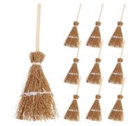 UKCOCO 10 Pezzi Mollette per Capelli Halloween Mini Scopa Artigianali Fermagli Leggeri per Donna Accessori Cosplay per Feste e Hairstyling Creativo