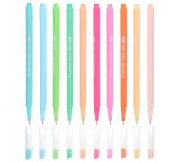 UKCOCO 10 Pezzi Penne per Scrapbook Set, Penne da Disegno a Punta Fine, Pennarelli Graffiti, Plastica, Leggere e Portatili, per Ufficio e Collezione Personale