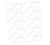 UKCOCO 10 pezzi Piatti Petri con per Esperimenti Scientifici e Laboratori Trasparenti e Resistenti per Tissutali e Laboratorio
