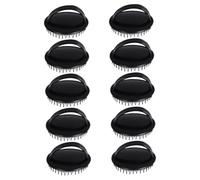 UKCOCO 10 Pezzi Spazzola Esfoliante Capelli Massaggiatore Capelluto per Uomo Donna Pulizia Profonda Antiforfora e Rilassante Adatta per Capelli Bagnati e Asciutti Cura Completa e
