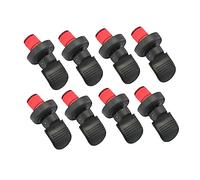 UKCOCO 10 Pezzi Tappi Per Bottiglia Vino in Pp Nero Chiusura Manuale Ermetica Riutilizzabile Per Festeggiamenti Casa e Bar Conservazione a Lungo Termine e Decorativa Per Flaconi Liquori e