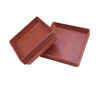 UKCOCO 10 Pezzi Telaio di plastica all'aperto Circolare Buchi basi pianta Vassoio per Piante in Vaso Sacchi di Fiori sottovaso in plastica vaschetta Acqua per Piante