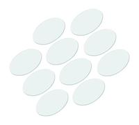 UKCOCO 10 Pezzi Vetri da Orologio in Vetro Trasparente da 100mm, Copertura per Becher Laboratorio Elevata Resistenza Chimica, Accessori per Esperimenti e Conservazione Campioni, Adatti