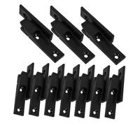 UKCOCO 10 set Connettori Plastica per Pannelli Mobili con Fissaggio Rapido e Inferiori Clip Nascoste per Montaggio Facile e Sicuro Pannelli e Rivestimenti