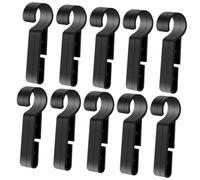 UKCOCO 100 Pezzi Clip Porta Lampada per Antiscivolo Supporto Sicuro per Lampada Frontale da Lavoro per Minatori Vigili del e Operai Notturni