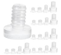 UKCOCO 100 Pezzi Gomma Trasparente Paraurti Per Mobili Tovagliette in Silicone Tappetino Da Scrivania in Silicone Paraurti in Gomma Trasparente Cuscino Bicchiere Da Cancellare