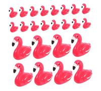 UKCOCO 100 Pezzi Mini Resin Flamingo Statues Tiny Resin Figurines For Diy Micro Garden Cake Toppers Small Flamingo Ornaments For Home And