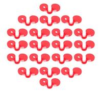 UKCOCO 100 Pezzi Occhiali Anti-beccaggio per Polli in Plastica Resistente, Paraocchi da Combattimento Colorati per Allevamento, Accessori per Prevenire Litigi e Morsi tra Galli