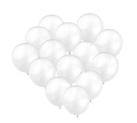 UKCOCO 100 pezzi Palloncini in Lattice Bianchi per Decorazioni Festa Compleanno e Matrimonio Palloncini Decorativi Resistenti per Ragazzi e Ragazze