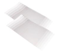 UKCOCO 100 Pezzi Sacchetto Organizer per Vestiti in PE Trasparente 20x30cm, Borsa per Indumenti da Viaggio Zip, per Headdress e Cosmetici, Palestra e Outdoor