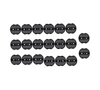 UKCOCO 100 Pezzi Tappetini per Chiodi da U Shape PE Leggero e Resistente Kit Guarnizioni per Picchetti da e Giardinaggio per Bordure e Pacciamatura