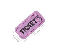 UKCOCO 1000 Pezzi Biglietti Lotteria Doppi Raffle Ticket per Eventi Feste Raccolte Fondi e Premi Biglietti Numerati per Carnevale e Giochi