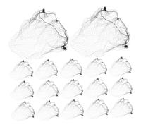 UKCOCO 100pezzi Retine per Capelli Nere da Retine per Capelli Rete Traspiranti Elastiche e Riutilizzabili Adatte per Chignon da Donna Acconciature da Notte Servizi di Ristorazione