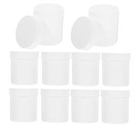 UKCOCO 10pezzi Bottiglia Da Viaggio in Pet Coperchio Sigillante Contenitore Per Medicinali Tappo Capacità Di Design Bocca Larga Leggero e Compatto Per Trasporto Facile