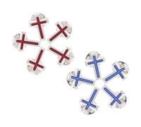 UKCOCO 10pezzi Croce Comunione Spilla in Metallo Temi Biblici Spilla Sacra Religiosa Da Bavero Per Uomo Donna Accessorio Fede Cristiana