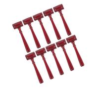 UKCOCO 10pezzi Martelletto del Giudice in Legno Resistente Accessorio per Martello da Giudice Oggetto di Scena per Aste e Riunioni Martello per Ragazzo Ragazza e Ruolo di Gioco