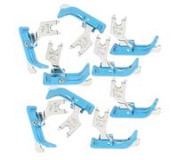 UKCOCO 10pezzi Piedini per Macchina da Cucire Industriale in Inossidabile Piedino Stretto Destro con Guide per Cuciture Precise Compensating Presser Foot Compatibile con Varie Macchine